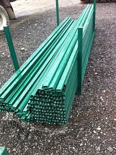 Стойка прямоугольная профиль 60х40х1,5 мм для ограждения