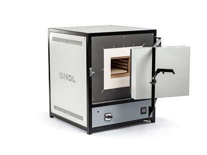 Камерная печь с подъемом двери вверх СНОЛ 650/11-ДВ 63 кВт до 1150 С' 800х1600х500 мм огнеупоры