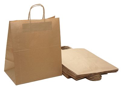 Крафт-пакет с кр.руч. б/п 320x180x370 мм