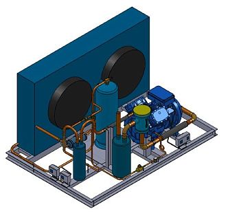 Агрегат компрессорно-конденсаторный АКК-O-43-2-А0
