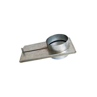 Шибер круглый D 450 мм