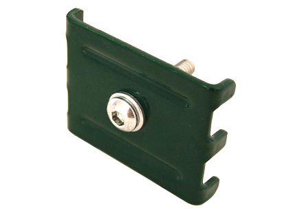 Скоба 40х30 для крепления 3d панелей оцинкованная RAL 6005