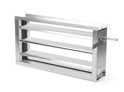 Клапан воздушный утепленный KVU 400х600 мм, периметр обогрев