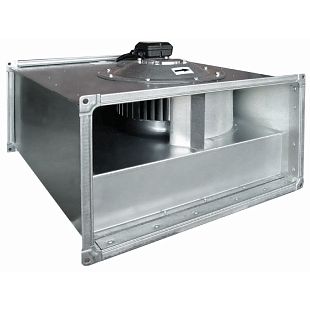 Вентилятор канальный прямоугольный с назад загнутыми лопатками VKPN 70-40/45-4D в шумоизоляционном корпусе