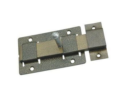 Задвижка дверная ЗД-02 пол.сереб Кунгур