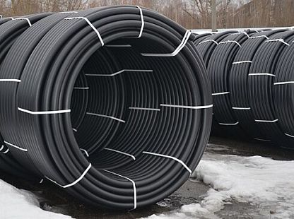 Труба для газоснабжения полиэтиленовая 100 D90 (10,1) 9 газ (Т-П)(100 м бухты) (м)