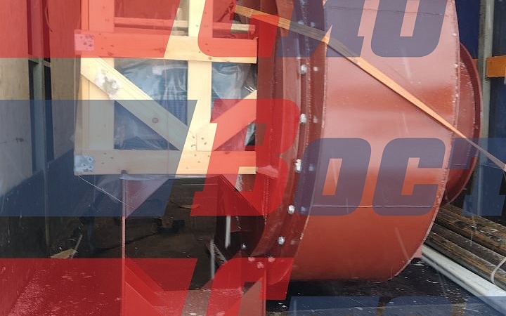 Дымосос ДН-9 левого вращения с эл.двигателем 11кВт, 1500обмин, исп.1, угол 270