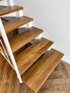 Лестничная ступень SР 34х38/30х3 S4 Zn, длина 600/240 мм