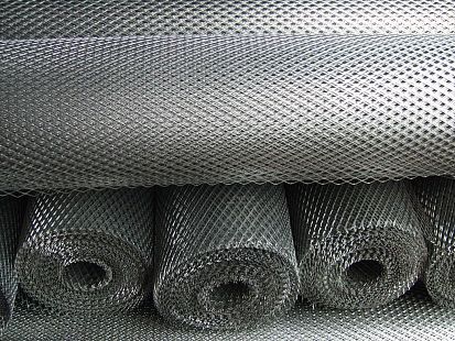 Сетка просечно-вытяжная 40х0,7 мм, 1,25х10 м