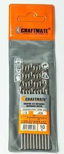 Сверло по металлу класс в, цилиндрический хвостовик 1,8 MM