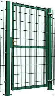 Калитка с полимерным покрытием 1,73х1 м ячейка 200х55 мм d прутка 4х4 мм