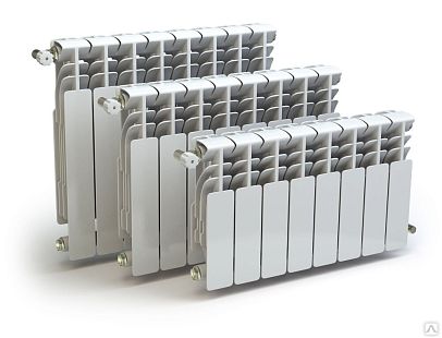 Радиатор алюминиевый THERMA Q2 500/100 8 секций 1120 Вт(1223452)